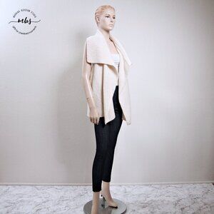 Loft Wool Blend Open Knit‎ Sweater Vest Cardigan